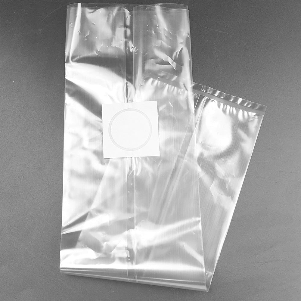 Mushroom Growing Bags 50x Breathable Autoclavable Stand-Up Tear-Resistant Strong