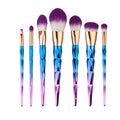 Rainbow Mermaid Makeup Brush Set