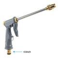High Pressure Water Hose Nozzle Long Spray Attachment Suitable For Garden Hose & Car Wash