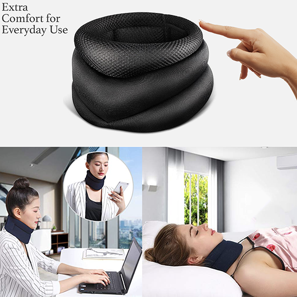 Neck Heating Support with Magnetic Neck Brace