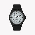 Timex Men's Black Eco-Friendly Watch, Gray Dial | Tw2w34700