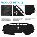 Dash Mat Interior Dashboard Cover Non-Slip Black Suitable For Honda CR-V 2017-2023 SUV