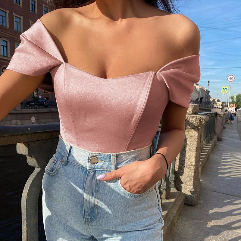 New Arrivals Women's Summer Breathable Tank Top Ladies One Shoulder Tunic Tube Sexy Club Solid Tank Top