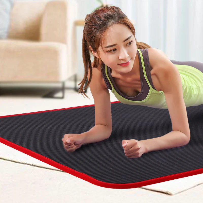 Thick Yoga Mat for Fitness & Pilates