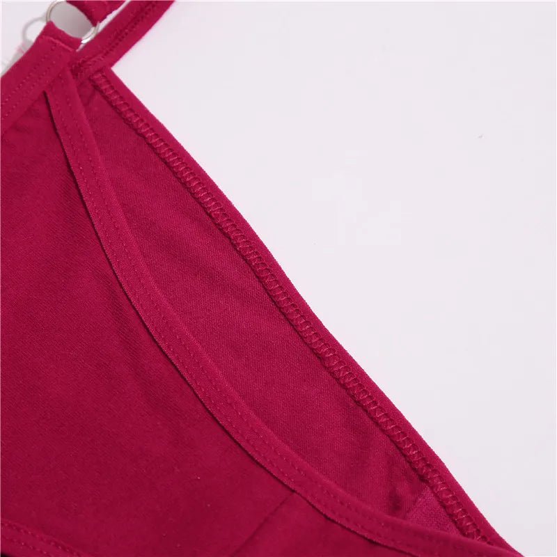 New Women's Cotton Briefs Sexy Low Waist Underwear M-2XL Female Underpant Soft Woman Sexy Panty Plus Size Lingerie