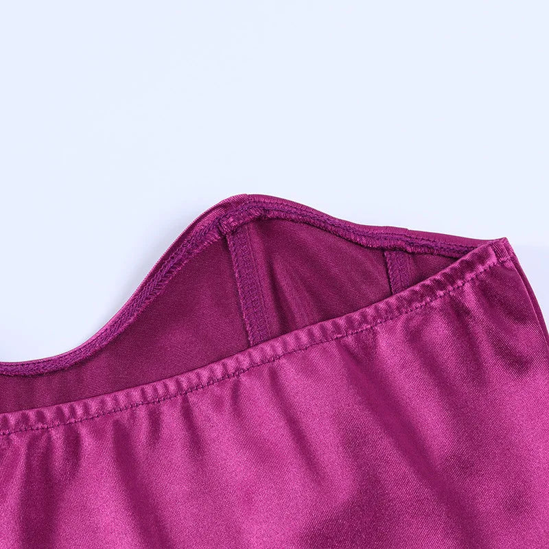 Sexy Women Tube Tops Solid Sleeveless Slim Skinny Corset Cropped Top 2022 Summer Casual Elegant Female Strapless Vest