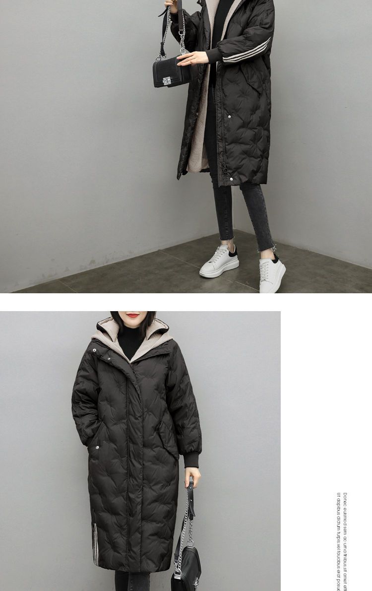 Down Cotton Outwear Women's Mid-Length 2024 Winter New Korean Style Loose Fashionable Thickeneded Casual Women's Jacket