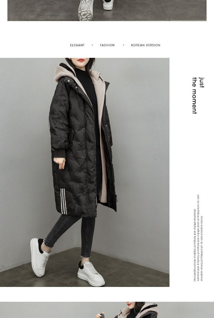 Down Cotton Outwear Women's Mid-Length 2024 Winter New Korean Style Loose Fashionable Thickeneded Casual Women's Jacket