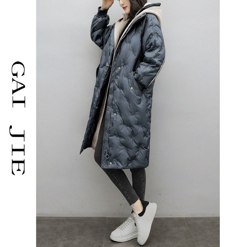 Down Cotton Outwear Women's Mid-Length 2024 Winter New Korean Style Loose Fashionable Thickeneded Casual Women's Jacket