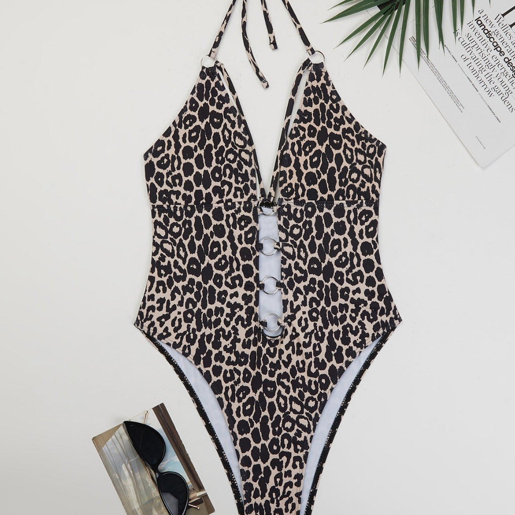 Cross-Border Export New Swimsuit Women's European and American Sexy Bikini Bikini One-Piece Swimsuit Factory Spot Wholesale