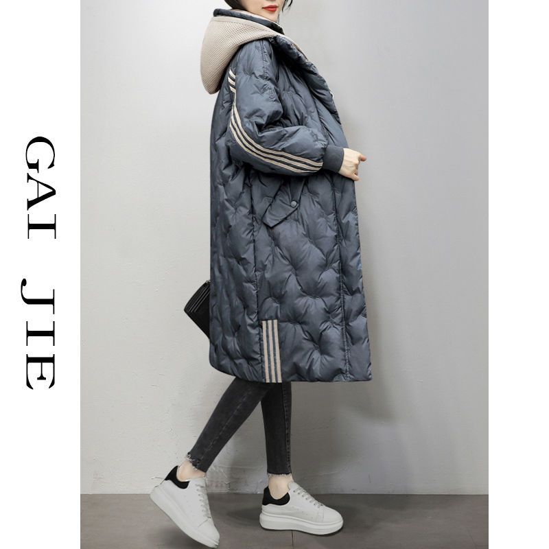 Down Cotton Outwear Women's Mid-Length 2024 Winter New Korean Style Loose Fashionable Thickeneded Casual Women's Jacket