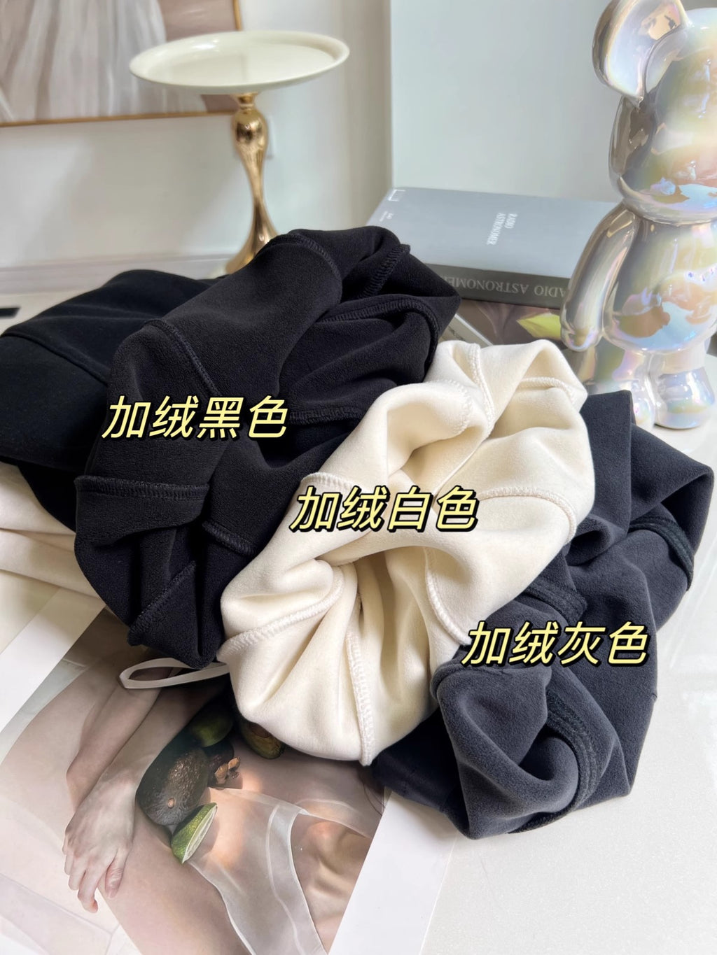 fleece-lined Thickened Acetic Acid Wool Skirt Women's Autumn and Winter High Waist All-match Mid-length A- line Umbrella Skirt Slimming
