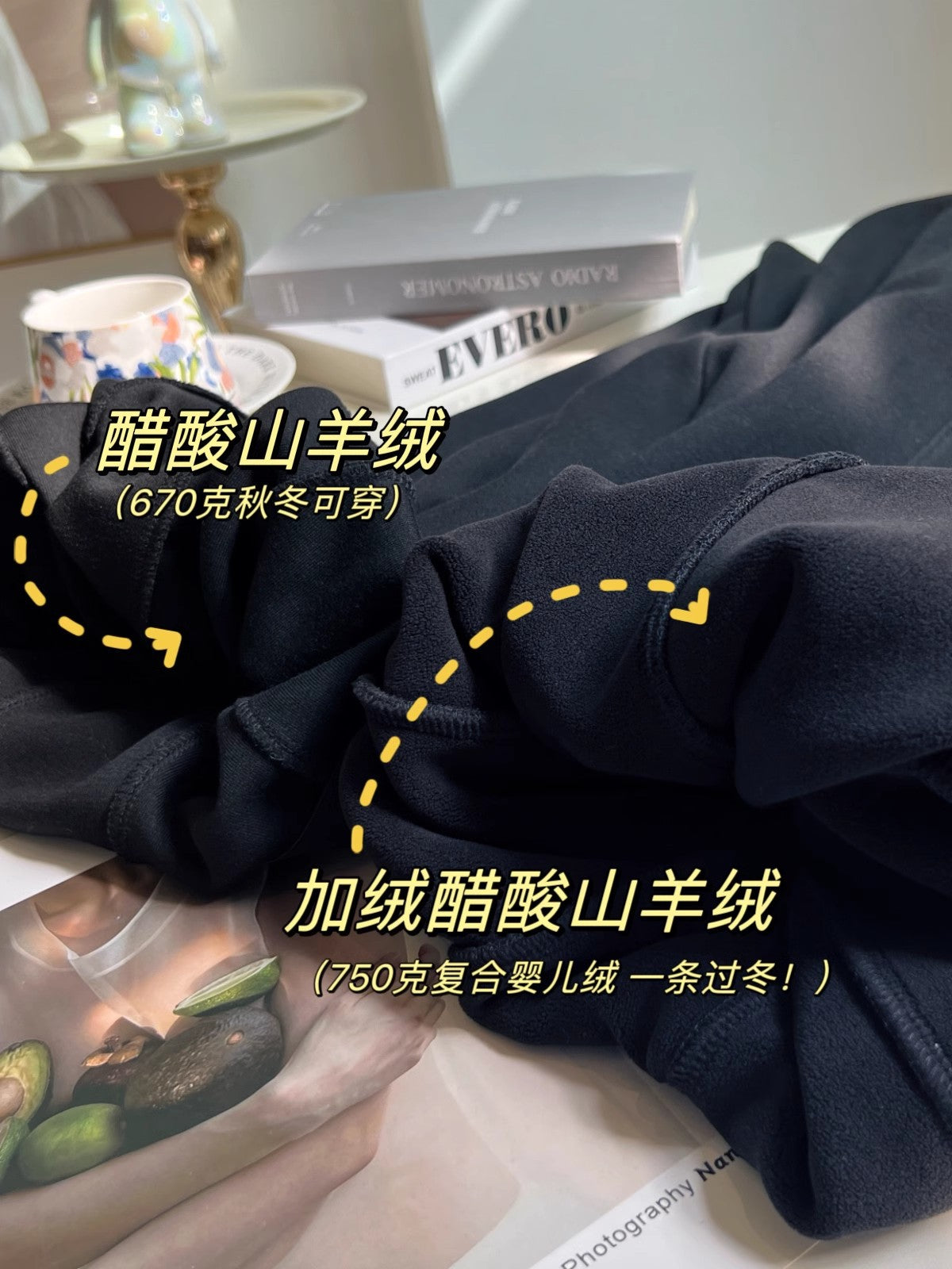fleece-lined Thickened Acetic Acid Wool Skirt Women's Autumn and Winter High Waist All-match Mid-length A- line Umbrella Skirt Slimming