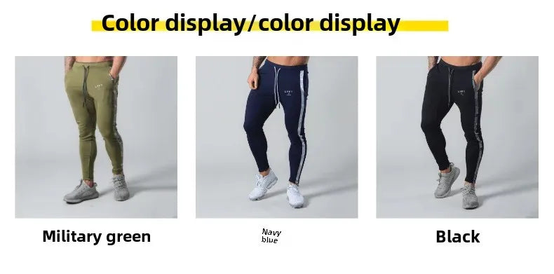 2020 Autumn New Muscle Brothers Running Fitness Cotton Trousers Casual Sports Pants Men's Factory Direct Sales