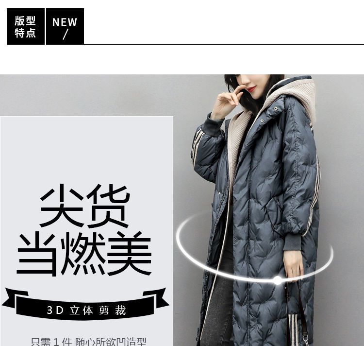 Down Cotton Outwear Women's Mid-Length 2024 Winter New Korean Style Loose Fashionable Thickeneded Casual Women's Jacket