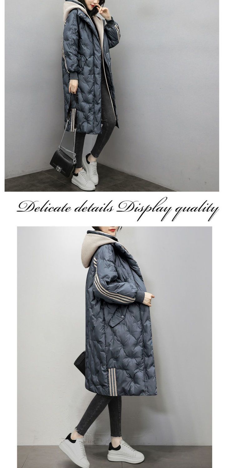 Down Cotton Outwear Women's Mid-Length 2024 Winter New Korean Style Loose Fashionable Thickeneded Casual Women's Jacket
