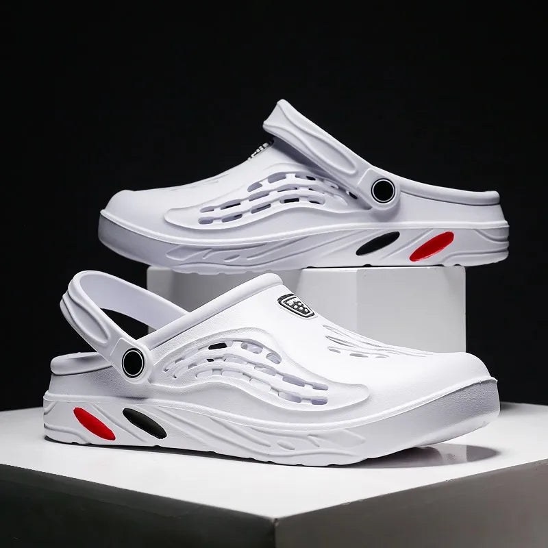 Outdoor Sandals for Men and Women Summer Clogs EVA Slippers Plus Size 47 48 49  Men Garden Shoes Beach Sandals Breathable Clogs