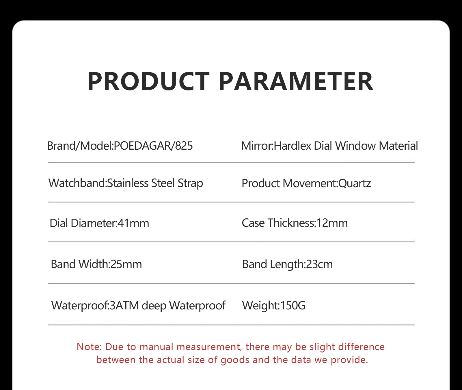 POEDAGAR Brand Fashion Male Watch Waterproof Luminous Stainless Steel Watches For Men Date Week Quartz Casual Men's Clock Reloj