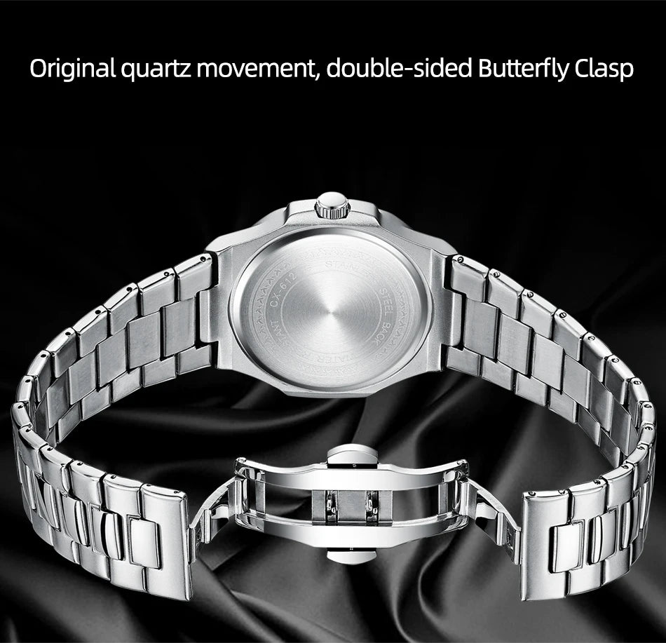 CHENXI NEW Fashion Creative Men's Quartz Watches Luminous Waterproof Date High-end Business Stainless Steel Strap Men's Watch