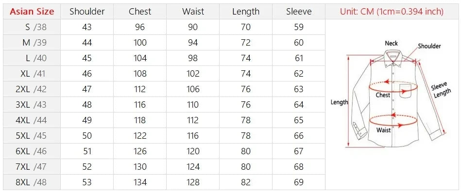 New Stretch Anti-Wrinkle Men's Shirts Long Sleeve Dress Shirts For Men Slim Fit Camisa Social Business Blouse White Shirt S-6XL