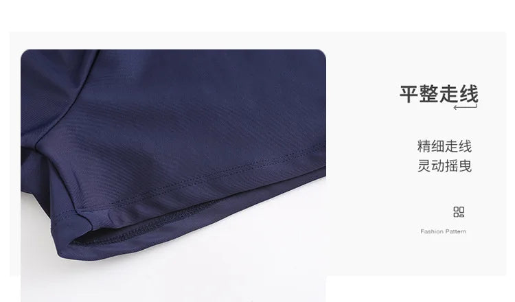 New Summer Women's One-Piece Sports Swimsuit Conservative Plus Size Short Sleeve Professional Swimwear for Hot Spring