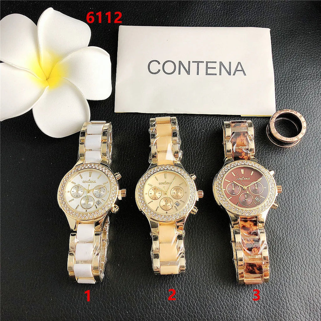 Luxury Top Brand Watches for Women Fashion Rhinestone Women Quartz Watch Elegant Rose Gold Ladies Bracelet Clock Montre Femme
