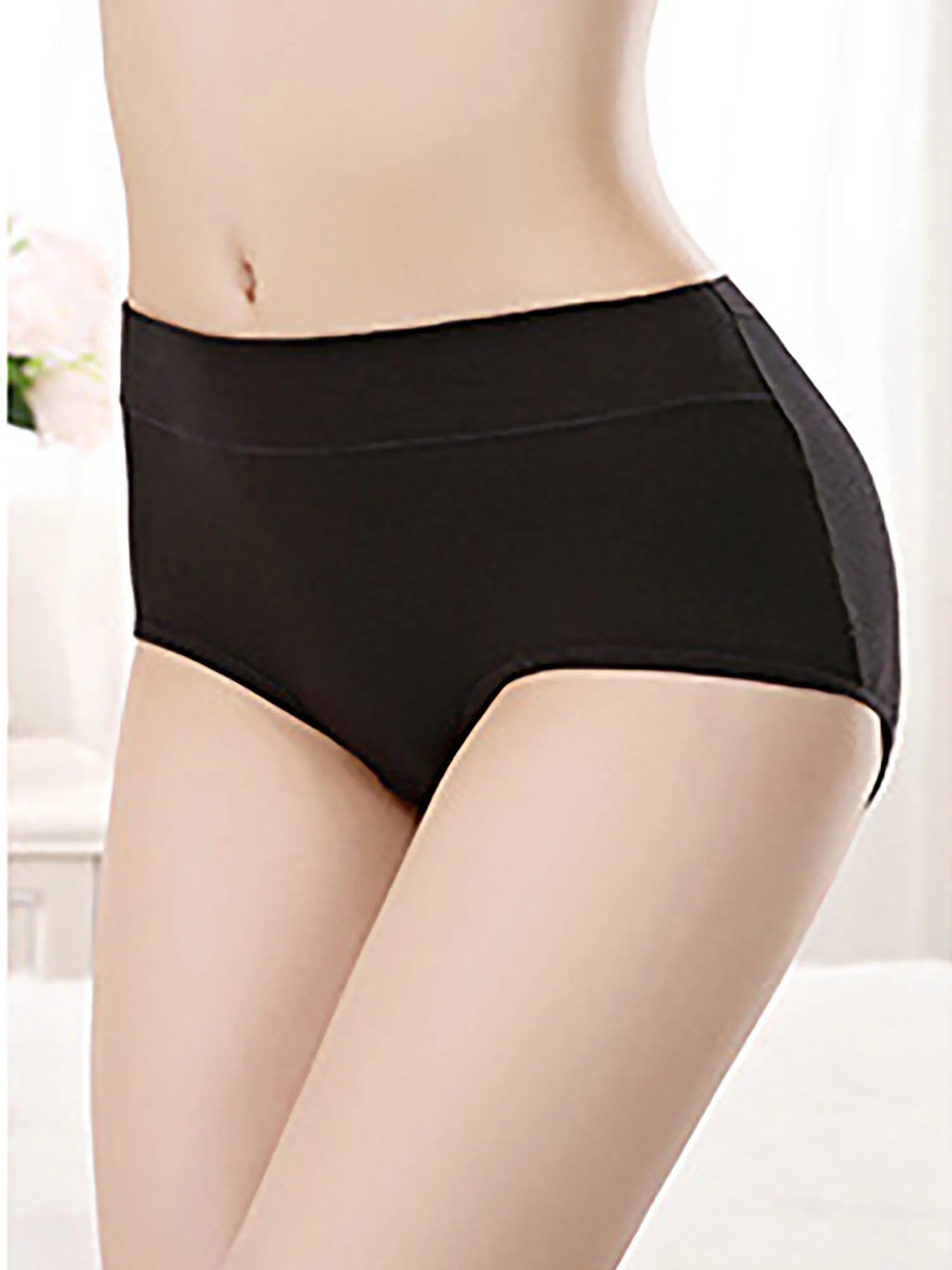 3Pcs/Lot Women's Underwear Cotton Panties For Female Plus Size Briefs Girls Sexy Lingeries Ladies Pantys Solid Color Underpants
