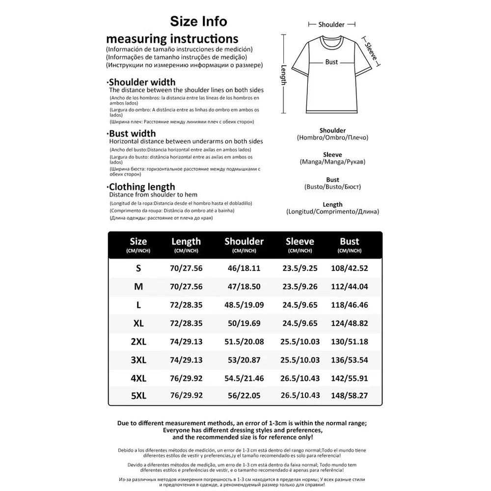 Summer men's casual sports loose oversized simple letter pattern printed round neck short sleeved T-shirt top