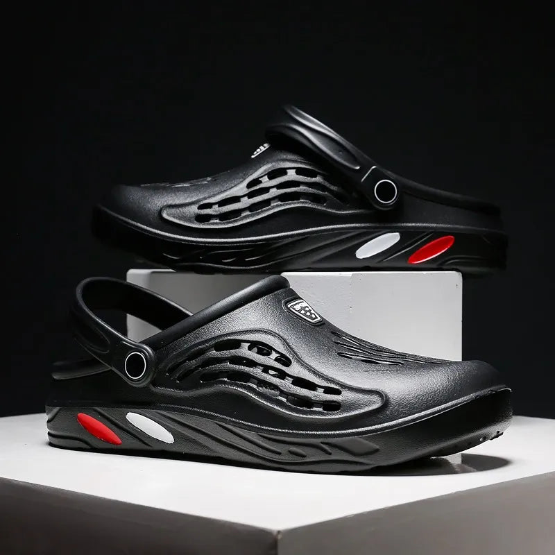 Outdoor Sandals for Men and Women Summer Clogs EVA Slippers Plus Size 47 48 49  Men Garden Shoes Beach Sandals Breathable Clogs