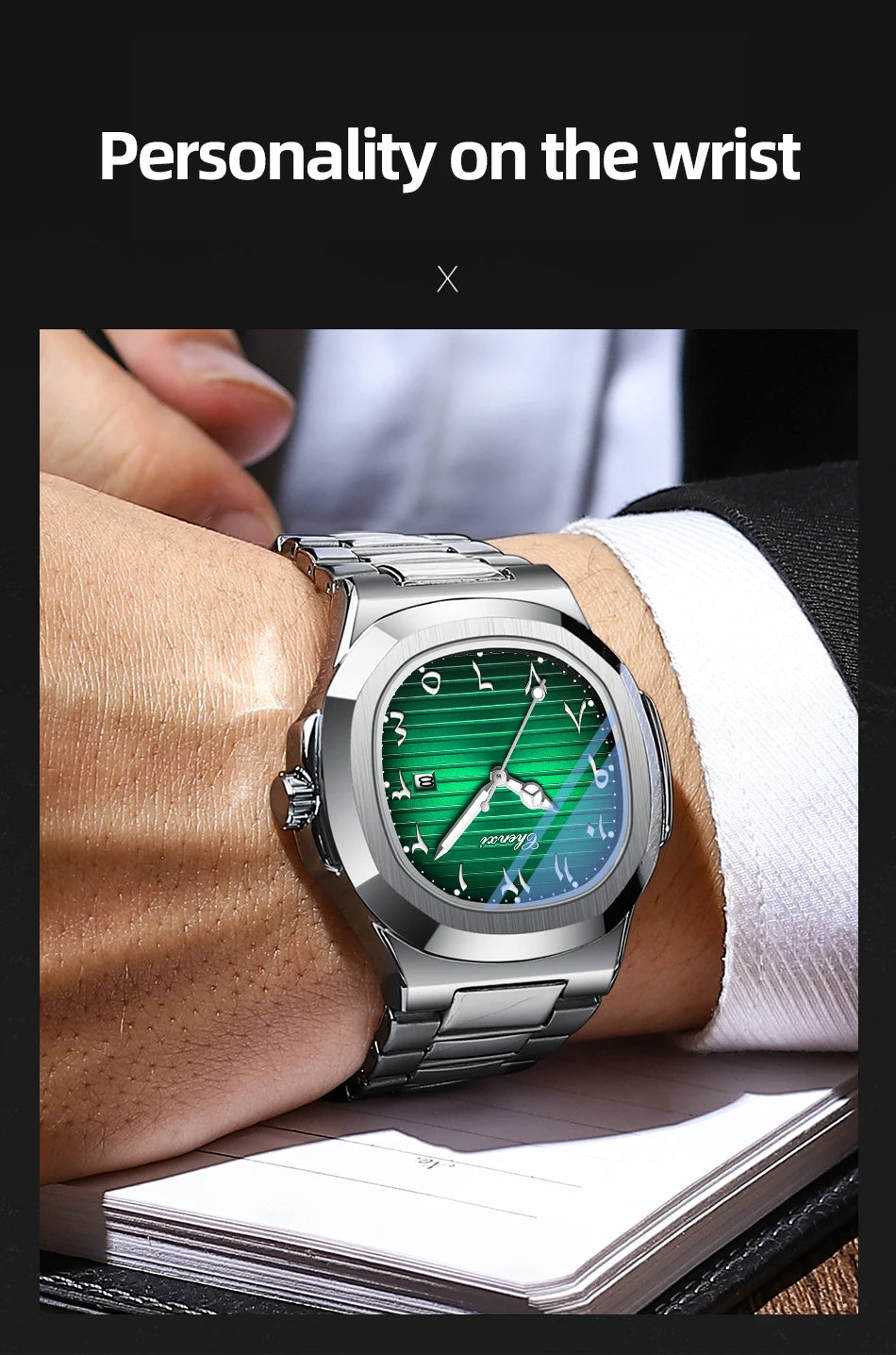 CHENXI NEW Fashion Creative Men's Quartz Watches Luminous Waterproof Date High-end Business Stainless Steel Strap Men's Watch